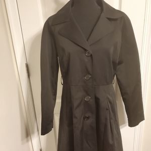 Worthington medium black all weather coat
